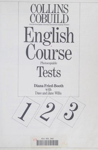 Collins COBUILD English Course Photocopiable Tests 1, 2, 3