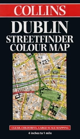 Collins Dublin Streetfinder colour map: Clear, colourful, large-scale mapping, 4 inches to 1 mile