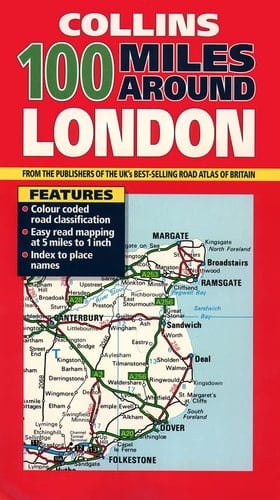 Collins 100 Miles Around London