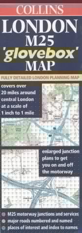 Collins London M25 "glovebox" map