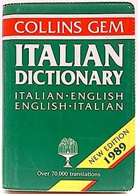 Collins Gem Dictionary, Italian-English