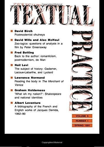 Textual Practice Volume 5, Issue 2
