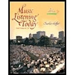 Music Listening Today - Textbook Only