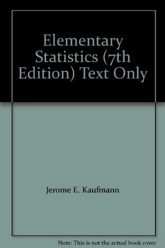 Elementary Statistics (7th Edition) Text Only