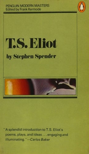 Eliot (Fontana Modern masters)