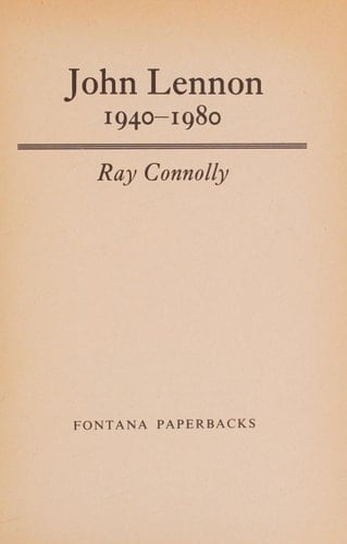 John Lennon, 1940-1980