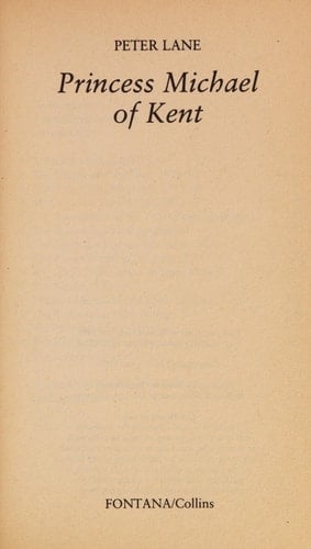 Princess Michael of Kent