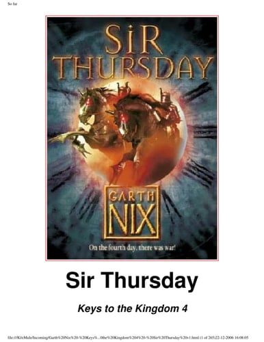 Sir Thursday