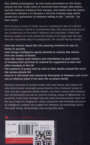 The Suicide Factory: Abu Hamza and the Finsbury Park Mosque