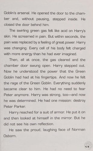 The New Goblin: Chapter Book ( " Spider-Man 3 " )