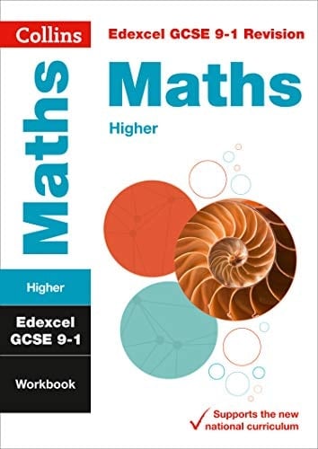 Edexcel GCSE 9-1 Maths Higher Workbook: Ideal for home learning, 2022 and 2023 exams (Collins GCSE Grade 9-1 Revision)