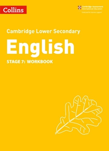 Lower Secondary English Workbook: Stage 7 (Collins Cambridge Lower Secondary English)