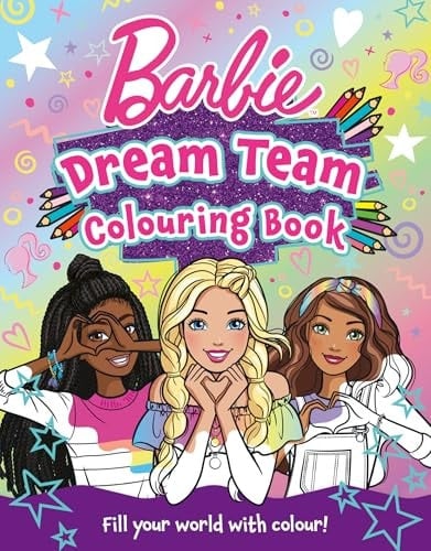 Barbie Dream Team Colouring Book (paperback)
