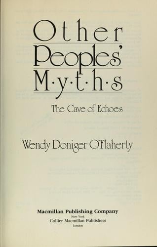 Other Peoples' Myths: The Cave of Echoes