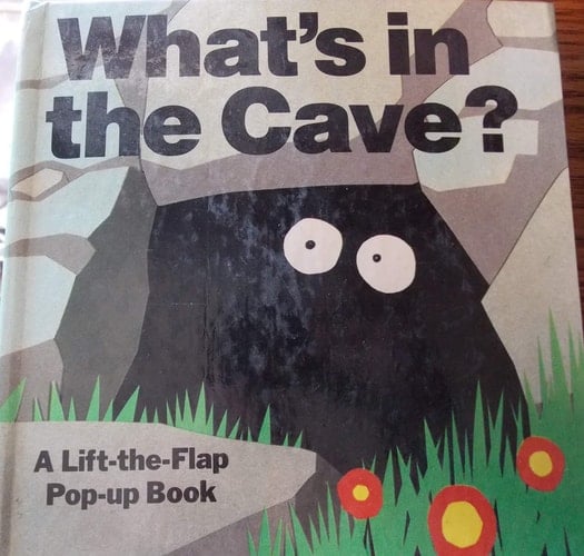 What's in the cave?: Let's find out (A Lift-the-flap pop-up book)