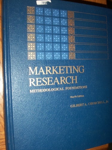 Marketing research: Methodological foundations