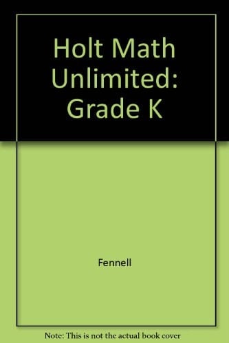 Mathematics Unlimited: Grade K: Teacher's Edition