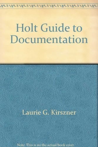 Holt Guide to Documentation
