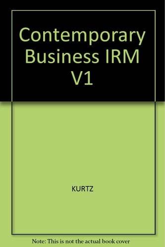 Contemporary Business IRM V1