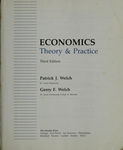 Economics, Theory & Practice