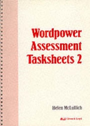 Wordpower Assessment Tasksheets 2