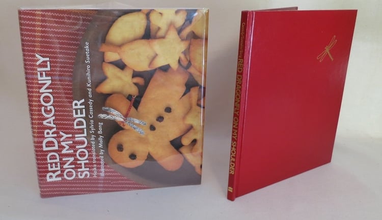 Red Dragonfly on My Shoulder Haiku