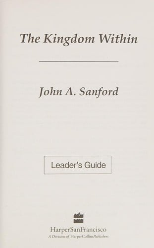 The Kingdom Within: Leader's Guide