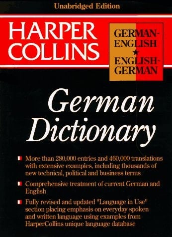 HarperCollins German English English German Unabridged Dictionary 3e