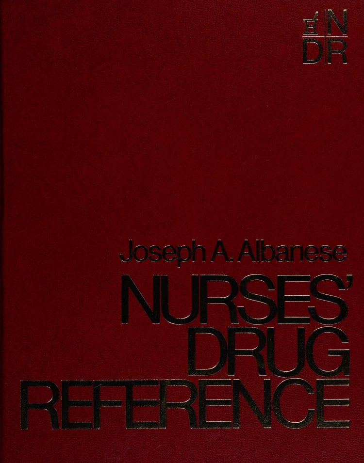 Nurses' drug reference