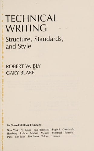 Technical Writing Structure Standards and Style