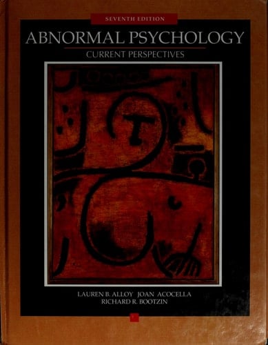 Abnormal Psychology: Current Perspectives