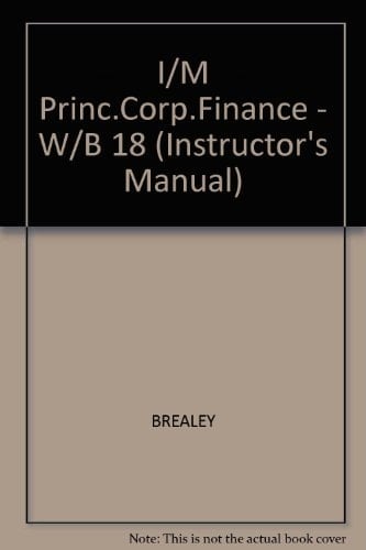 Principles of Corporate Finance (Instructor's Manual)