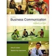 Business Communication Building Critical Skills