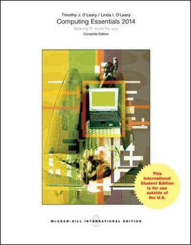 Computing Essentials 2014