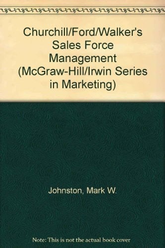 Churchill/Ford/Walker's Sales Force Management