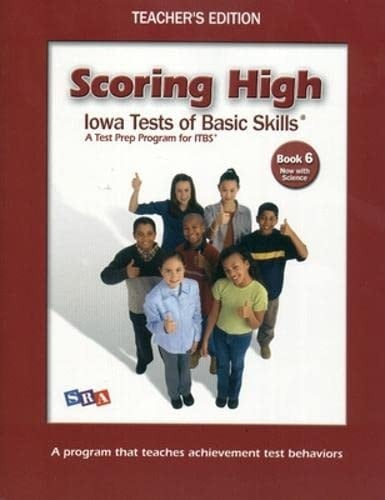 Scoring High on the Itbs - Teacher's Edition with Poster - Grade 6