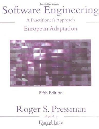 Software Engineering A Practitioner's Approach
