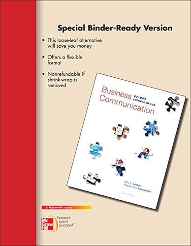 Loose-Leaf Business Communication: Building Critical Skills