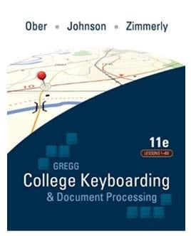 Gregg College Keyboarding & Document Processing Word 2013 Kit 1