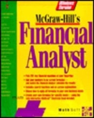 McGraw-Hill Financial Analyst, Software Version