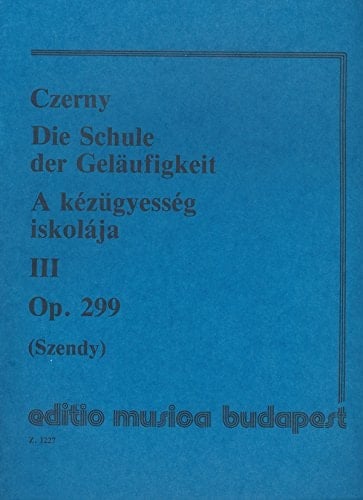 CZERNY - Op. 299 Escuela de la Velocidad Vol.3 para Piano (Szendy)