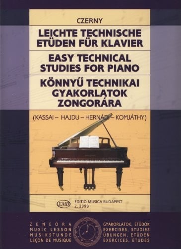CZERNY - Estudios Tecnicos Faciles para Piano (Kassai/Hajdu/Hernadi/Komjathy)