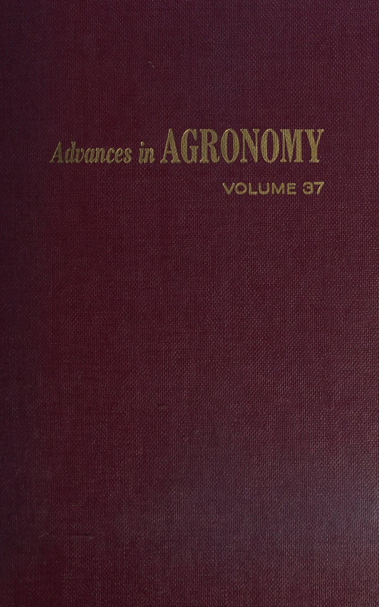 Advances in Agronomy, Vol. 37