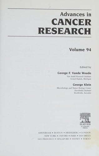 Advances in Cancer Research (Volume 94)