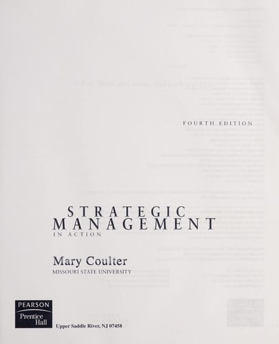 Strategic management in action