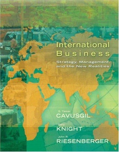 International business: strategy, management, and the new realities