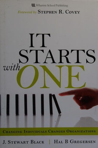 It starts with one: changing individuals changes organizations