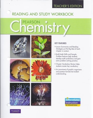 Pearson Chemistry Reading and Study Workbook Teacher's Edition