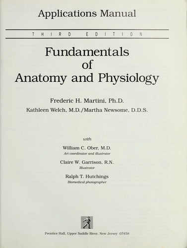 Fundamentals of Anatomy & Physiology: Application Manual