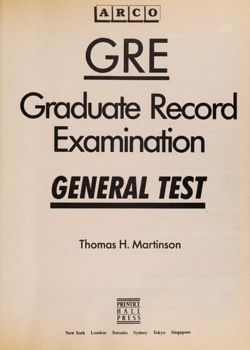 *Graduate Record Exam Gnrl Tst